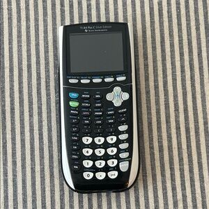 Black and White TI-84 Plus C Silver Edition Graphing Calculator